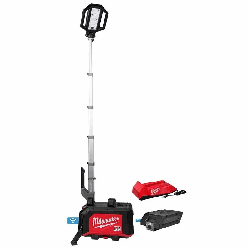 Milwaukee MX FUEL ROCKET Dual Power Compact Tower Light
