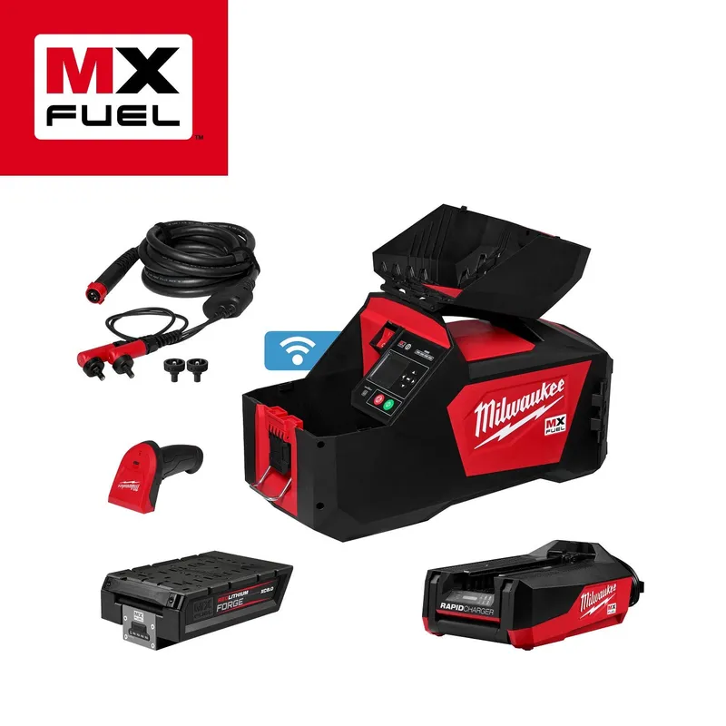Milwaukee MX FUEL Electrofusion Processor with 8.0Ah Battery Pack and Accessories