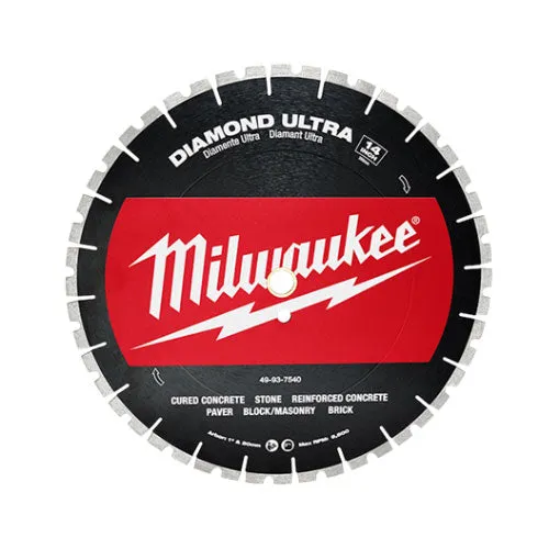 Milwaukee 14" Diamond Ultra Segmented Blade