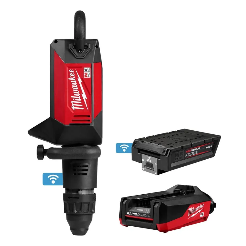 Milwaukee MX FUEL 27 lb SDS MAX Demolition Hammer Kit (8.0Ah Battery, Rapid Charger)