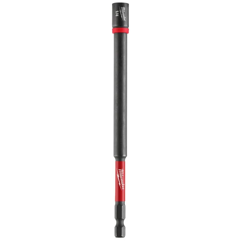 Milwaukee SHOCKWAVE Impact Duty 1/4" x 6" Magnetic Nut Driver BULK 10