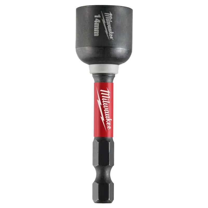 Milwaukee SHOCKWAVE Impact Duty 14MM x 2-9/16" Magnetic Nut Driver BULK 10