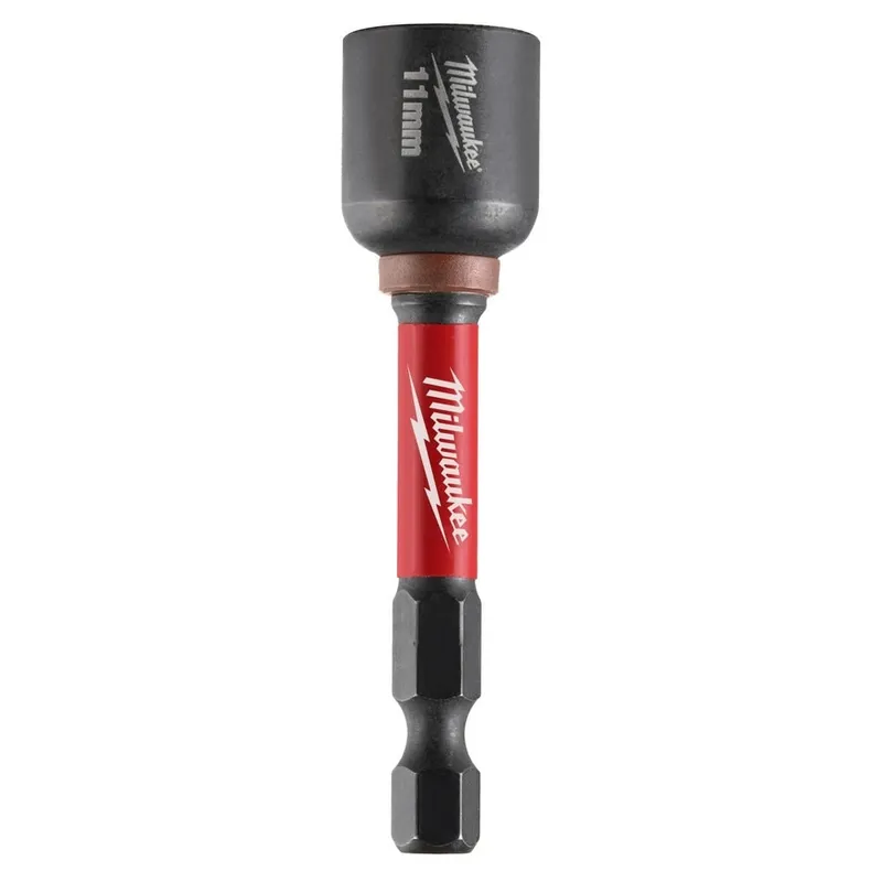 Milwaukee SHOCKWAVE Impact Duty 11MM x 2-9/16" Magnetic Nut Driver BULK 10