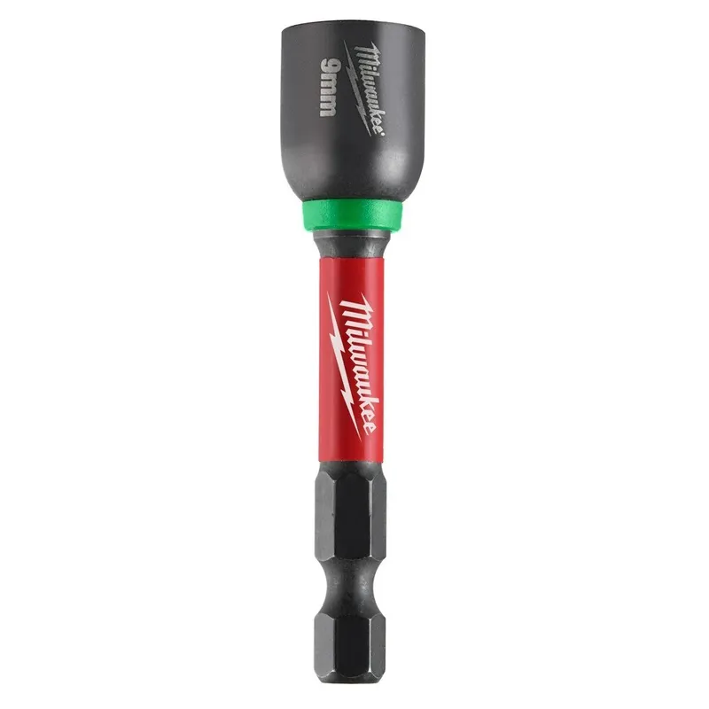 Milwaukee SHOCKWAVE Impact Duty 9MM x 2-9/16" Magnetic Nut Driver BULK 10