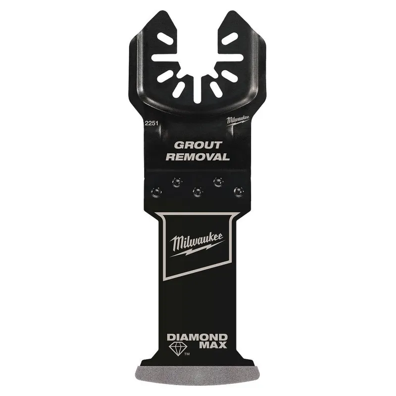Milwaukee OPEN-LOK DIAMOND MAX Diamond Grit Grout Removal Multi-Tool Plunge Blade