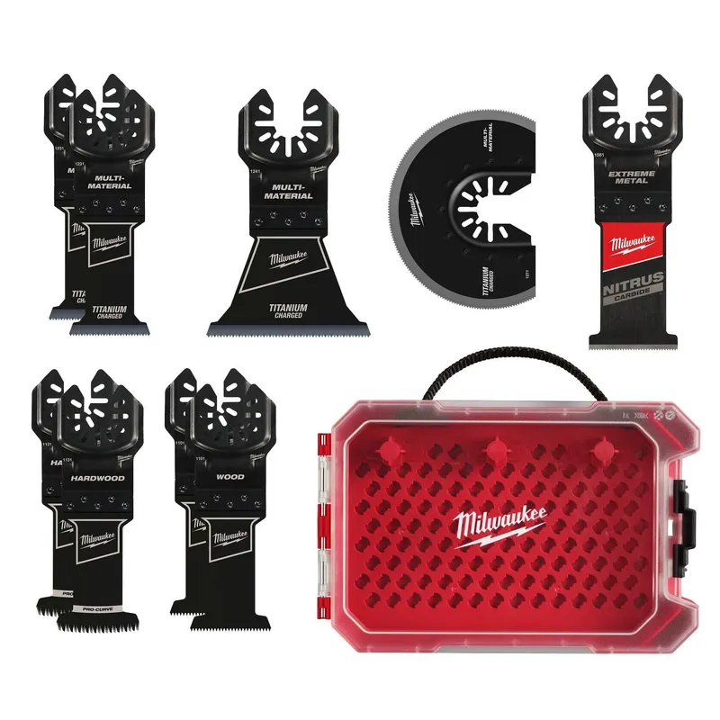Milwaukee OPEN-LOK 9Pc MULTI-TOOL BLADE KIT