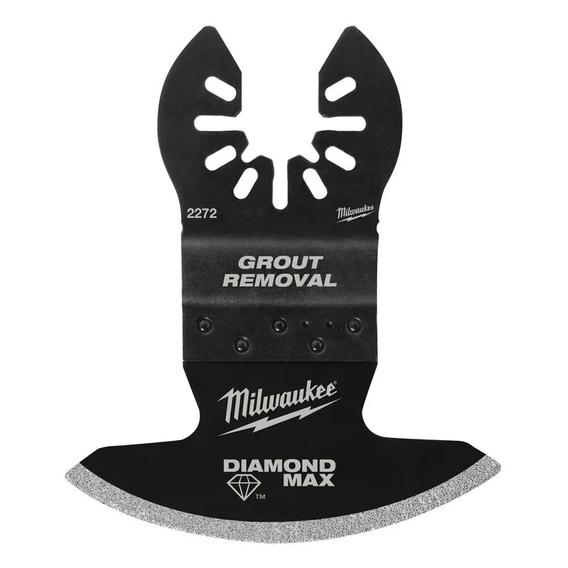 Milwaukee Universal Fit OPEN-LOK Diamond MAX Diamond Grit Grout Removal Multi-Tool Blade