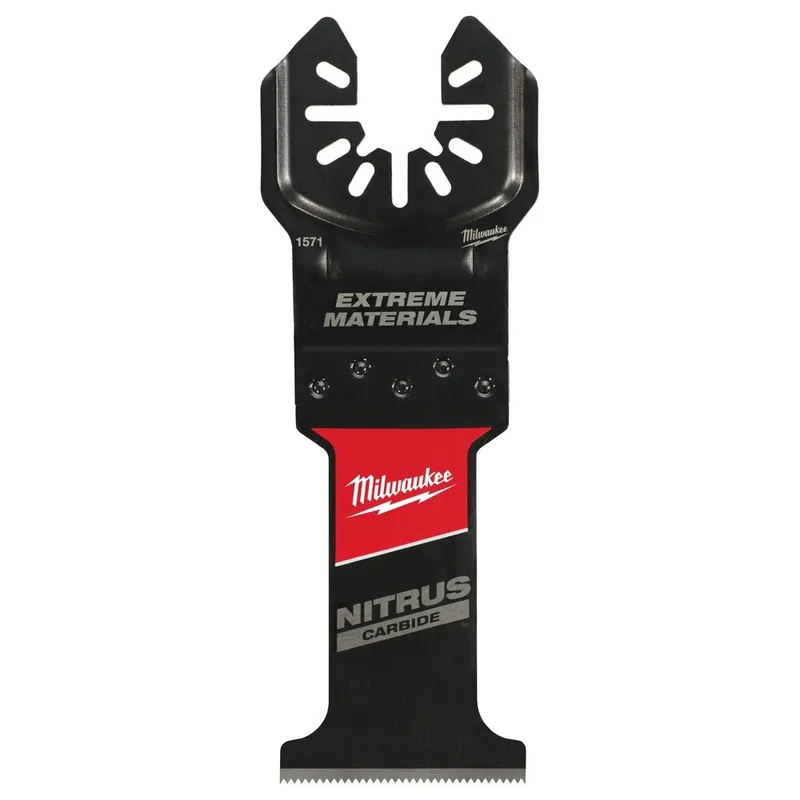 Milwaukee NITRUS CARBIDE Extreme Materials Universal Fit OPEN-LOK Multi-Tool Blade 5PK