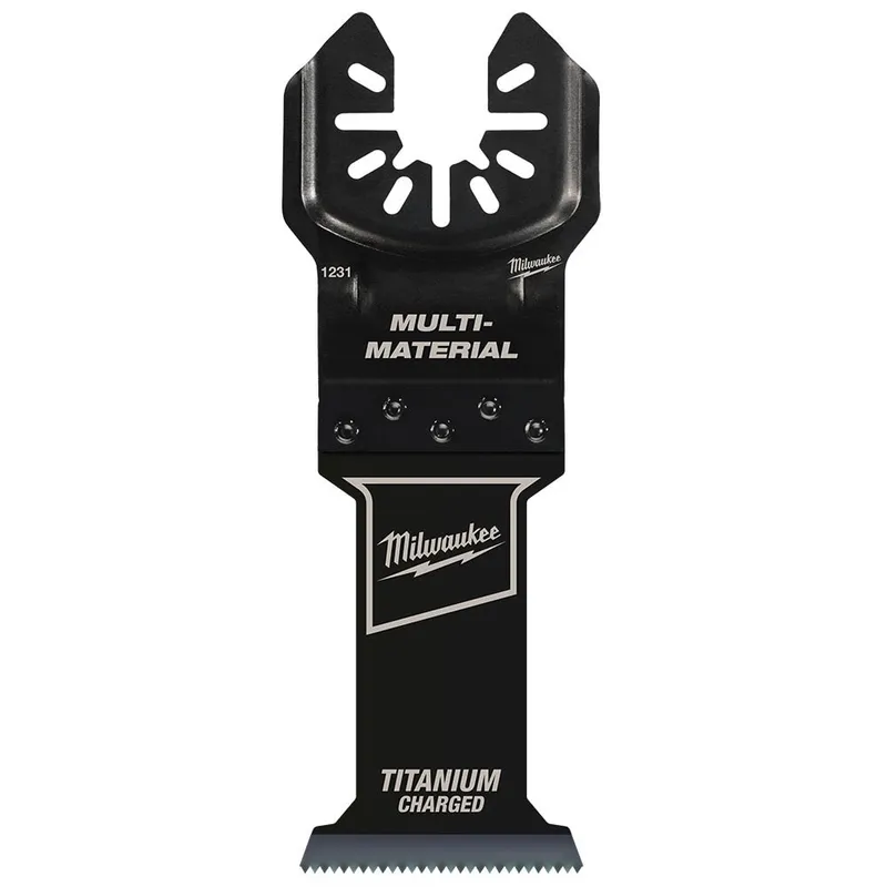 Milwaukee Open-Lok 1-3/8" Titanium Charged Bi-Metal Multi-Material Multi-Tool Blades 25Pk