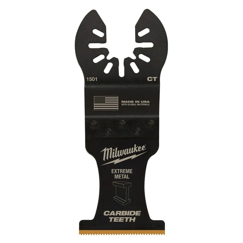 Milwaukee OPEN-LOK 1-3/8" TITANIUM ENHANCED CARBIDE TEETH METAL BLADE, 5Pk