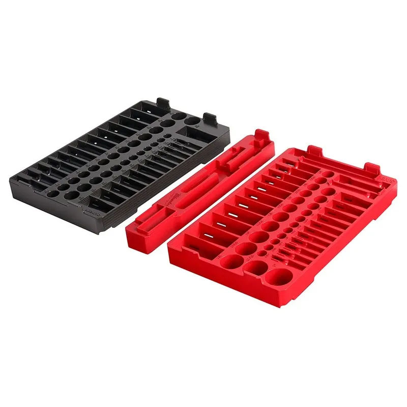 Milwaukee 1/4" & 3/8” 106pc Ratchet and Socket Set in PACKOUT - SAE & Metric Trays