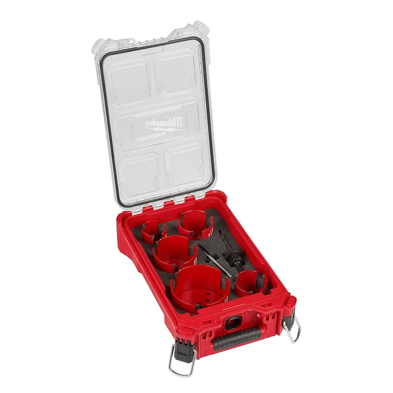 Milwaukee 9 PC BIG HAWG with Carbide Teeth PACKOUT Kit