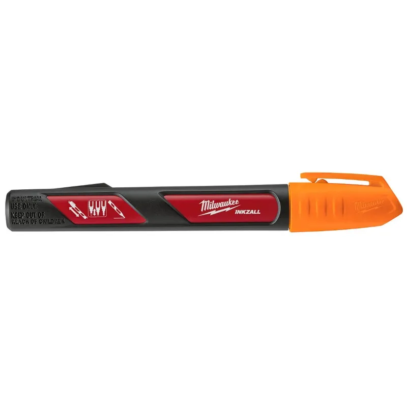 Milwaukee INKZALL Orange Paint Marker
