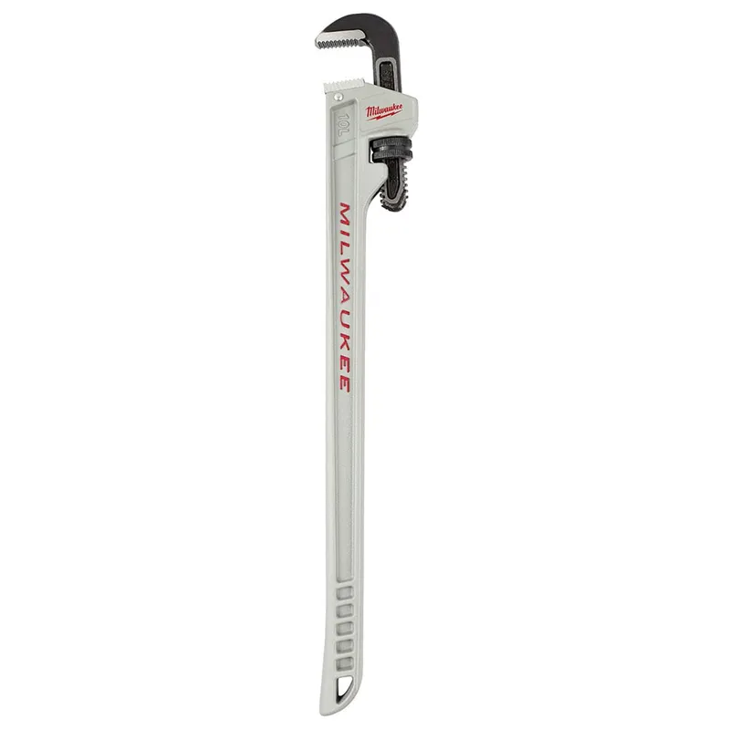 Milwaukee 10L Aluminum Pipe Wrench with POWERLENGTH Handle