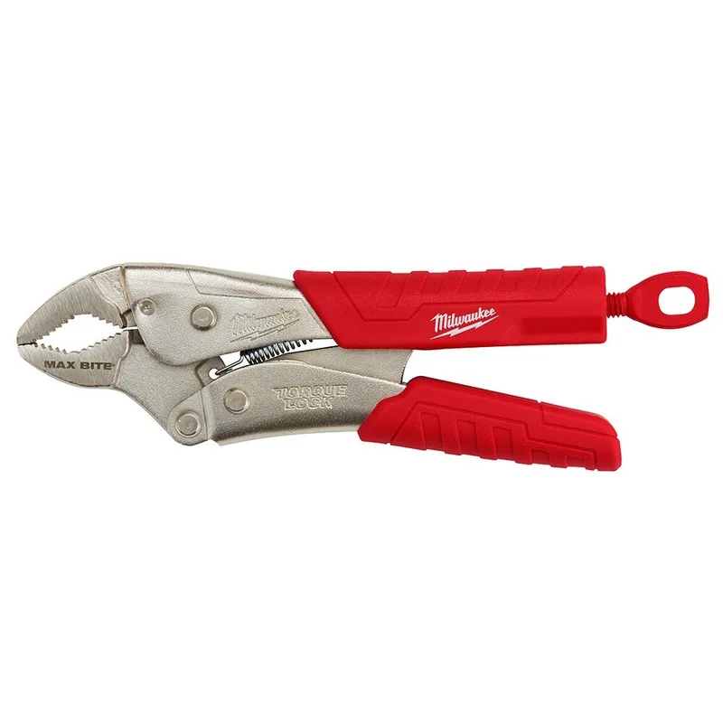 Milwaukee 7" CURVED JAW LOCKING PLIERS WITH MAXBITE AND DURABLE GRIP