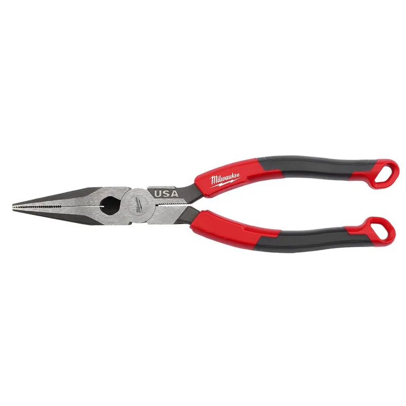 8IN LONG NOSE COMFORT GRIP PLIERS