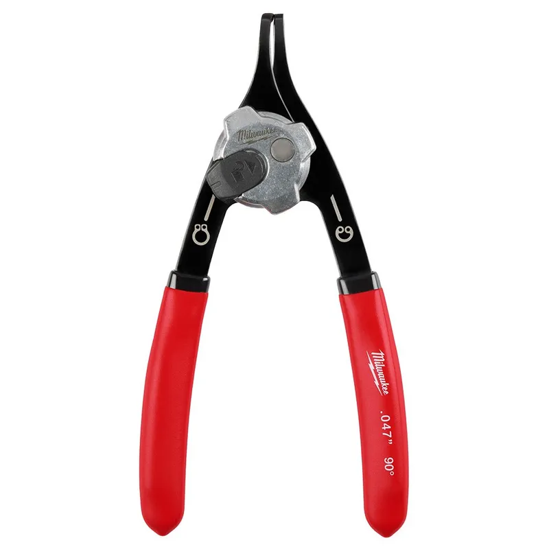 Milwaukee .047" Convertible Snap Ring Pliers - 90 Degree