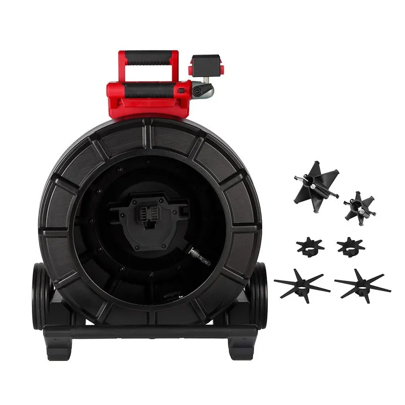 Milwaukee 200' Mid-Stiff Modular Pipeline Inspection Reel