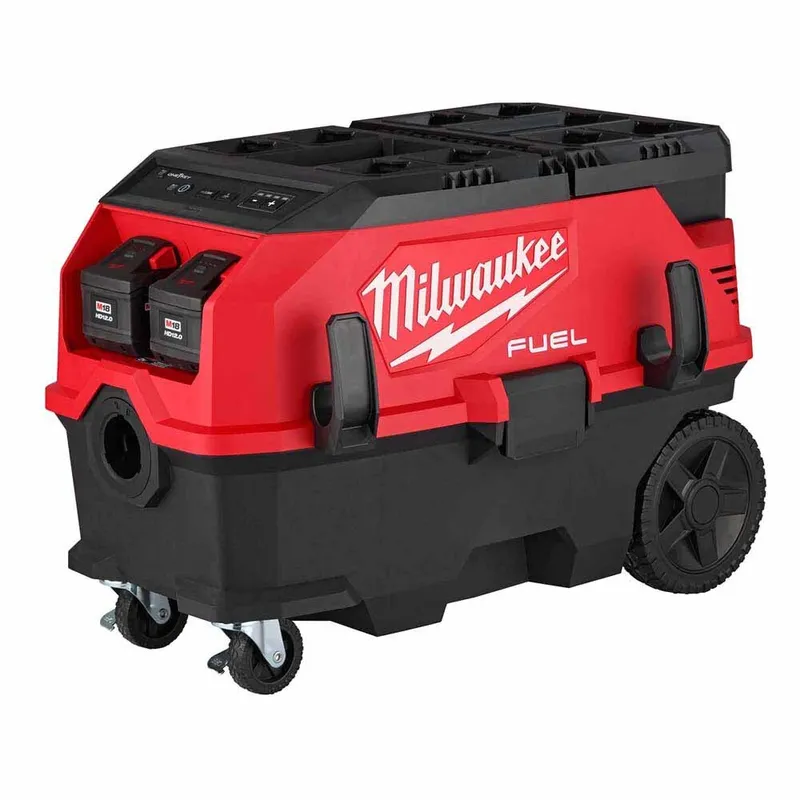 Milwaukee M18 FUEL 9 Gallon Dual Battery Dust Extractor Kit with PACKOUT Compatibility