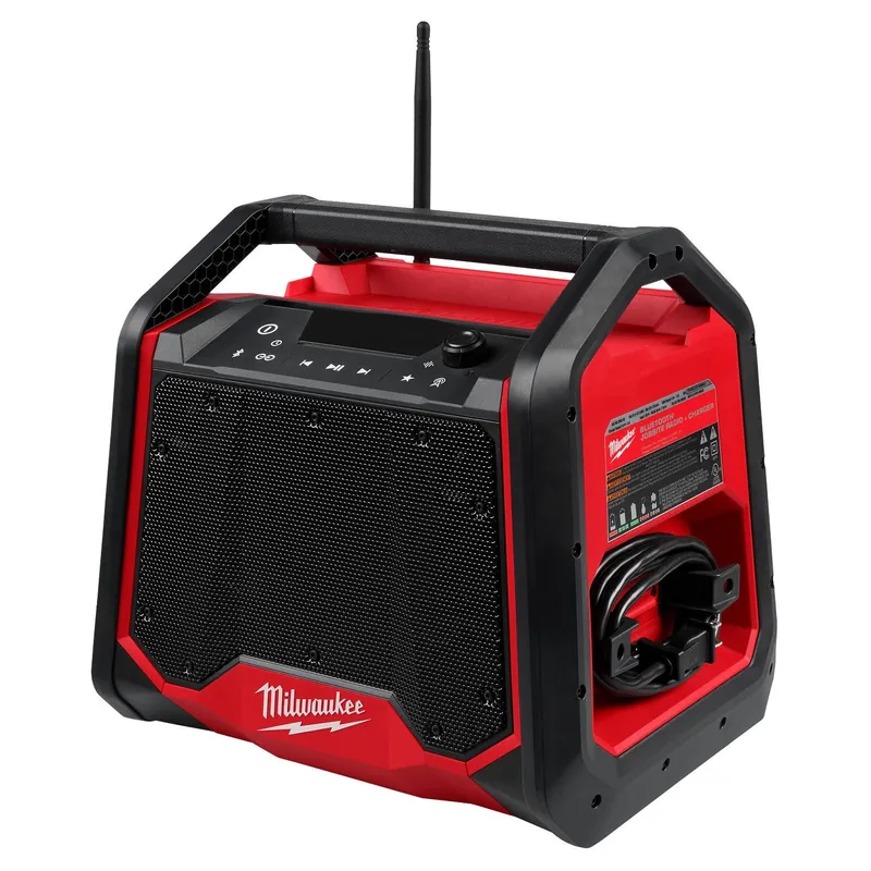 Milwaukee M18 Bluetooth Jobsite Radio and Charger with AUDIO-LINK and USB-C