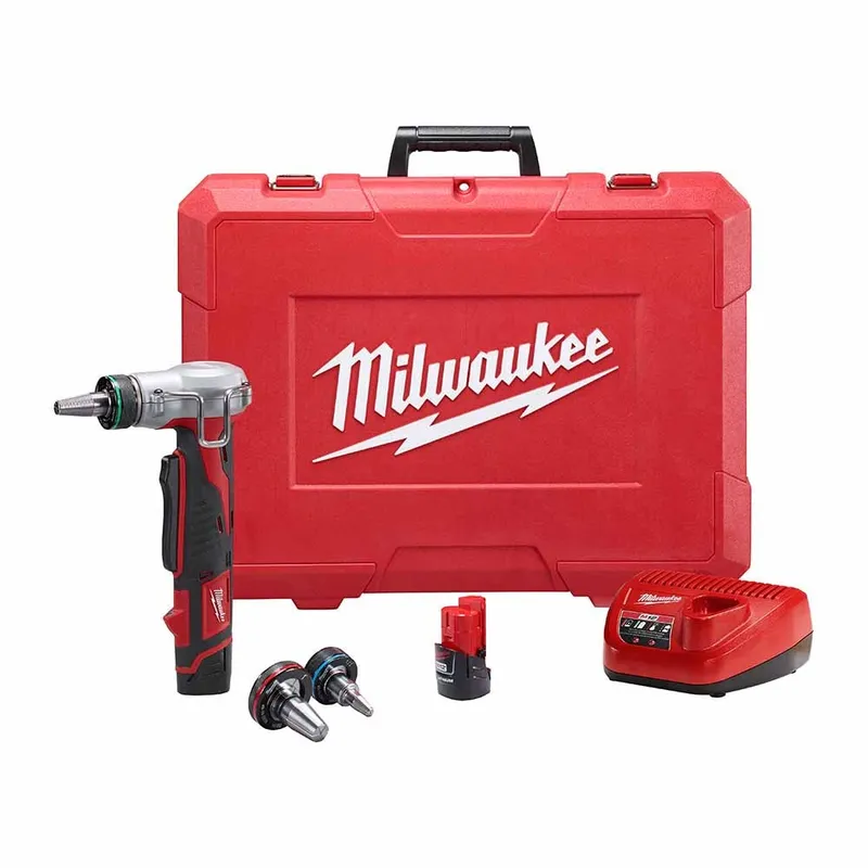 Milwaukee M12 ProPEX Expansion Tool Kit With 1/2", 3/4", 1" Heads