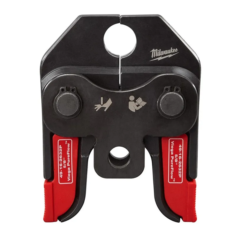 Milwaukee M18 5/8" Viega PureFlow Jaw for M18 Short Throw Press Tool