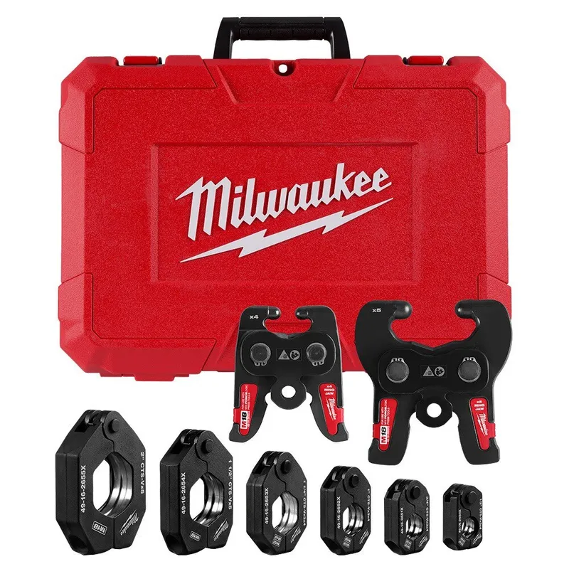 Milwaukee 1/2" - 2" CTS-V Pivoting Press Ring Kit for M18 FORCE LOGIC Press Tools