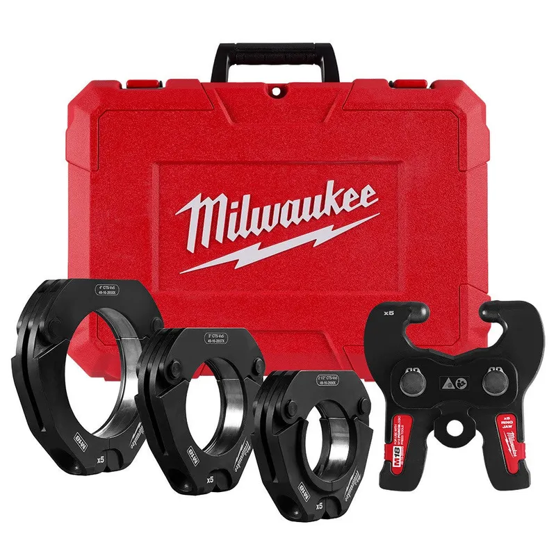Milwaukee 2-1/2" - 4" CTS-V Pivoting Press Ring Kit for M18 FORCE LOGIC Press Tools