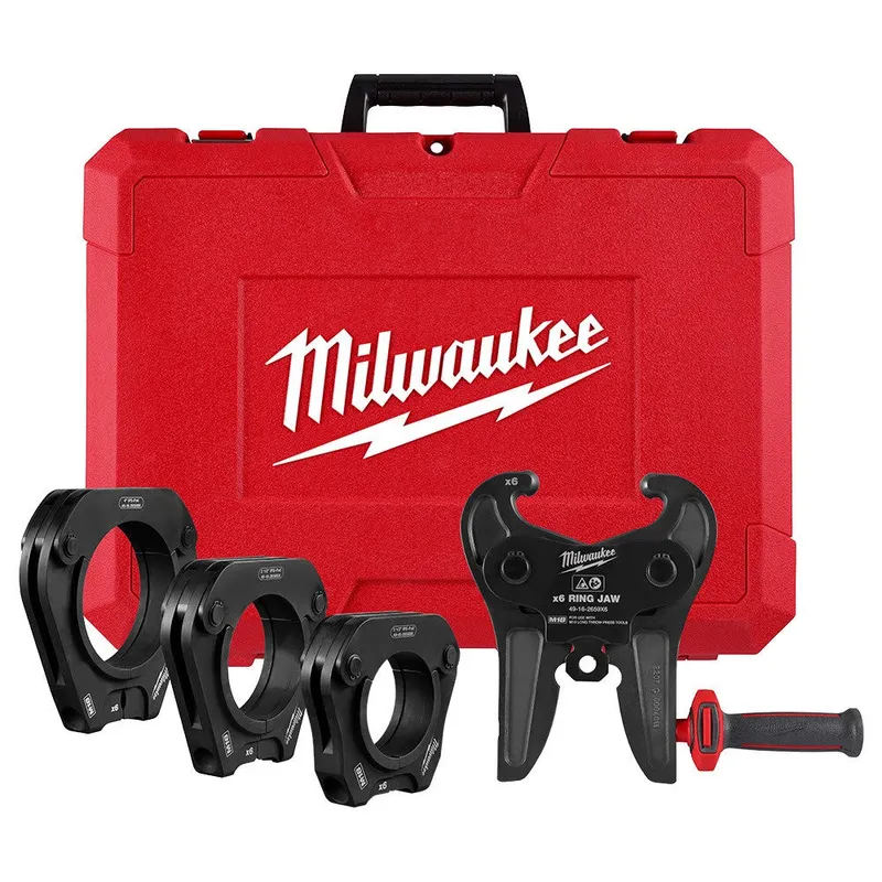 Milwaukee 2-1/2"- 4" IPS-P Pivoting Press Ring Kit for M18 FORCE LOGIC Throw Press Tool