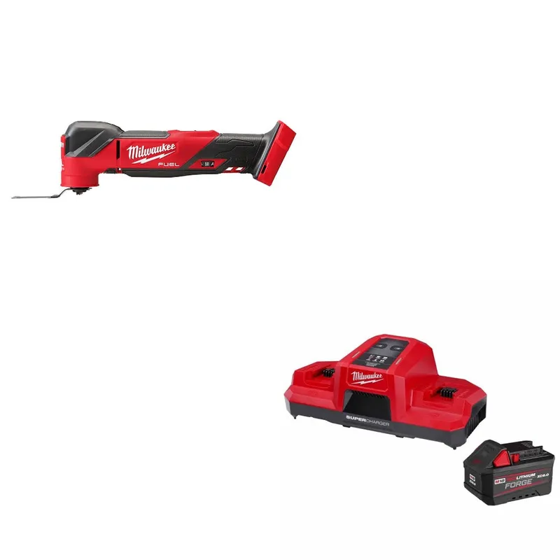 Milwaukee M18 FUEL Multi-Tool, Bare W/ 48-59-1861 M18 18V Starter Kit