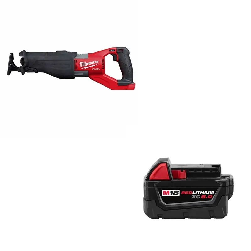 Milwaukee M18 FUEL SAWZALL w/ FREE 48-11-1850 M18 XC5.0 Battery Pack