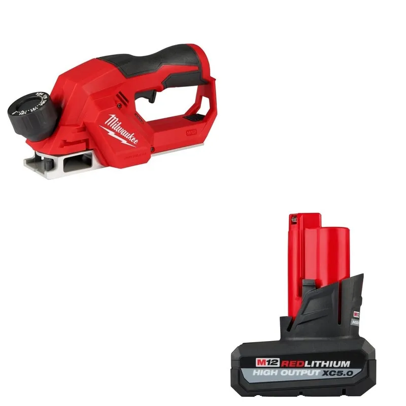 Milwaukee M12 Brushless 2" Planer W/ FREE 48-11-2450 M12 Battery