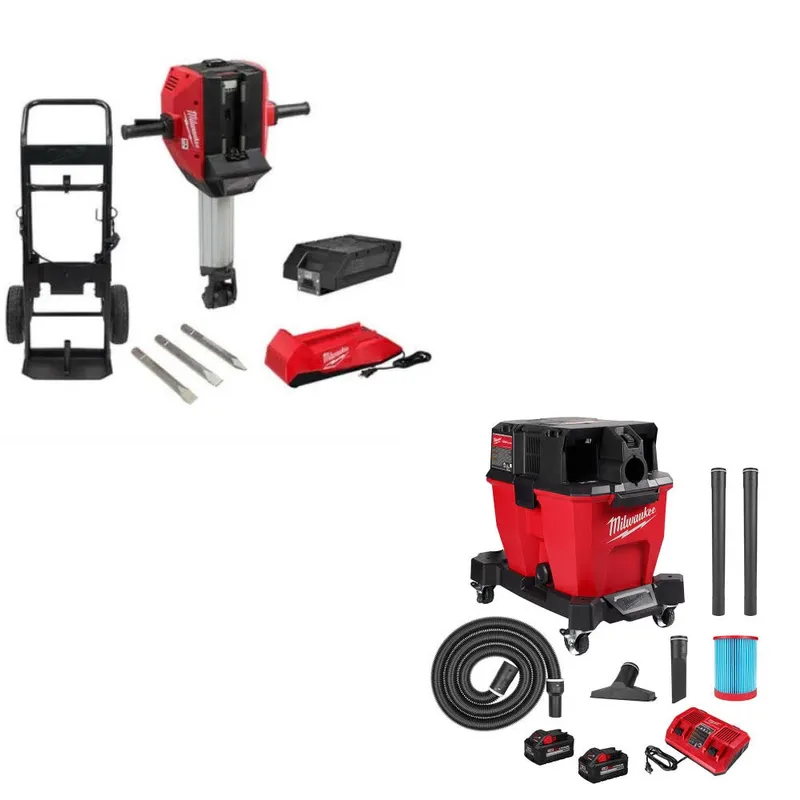 Milwaukee MX FUEL Breaker Kit W/ FREE 0920-22HD M18 9Gal Vacuum Kit