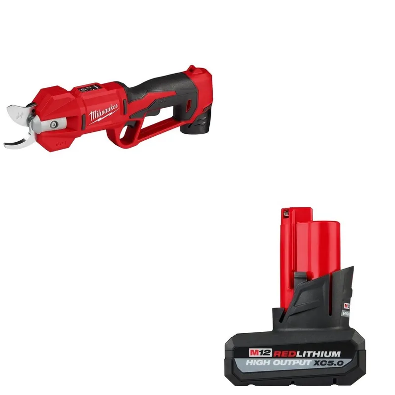 Milwaukee M12 Brushless Pruning Shears W/ FREE 48-11-2450 M12 Battery