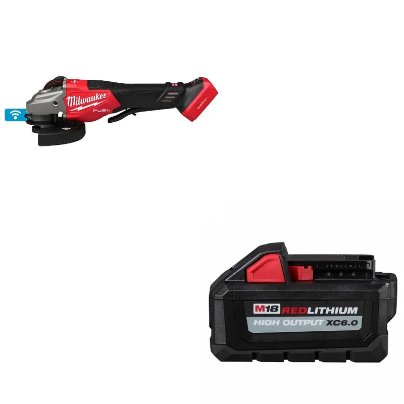 Milwaukee M18 FUEL 4-1/2"-6" Grinder W/ FREE 48-11-1865 M18 Battery Pack