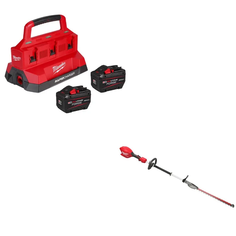 Milwaukee Battery Charger Kit W/ FREE 3043-20 Hedge Trimmer