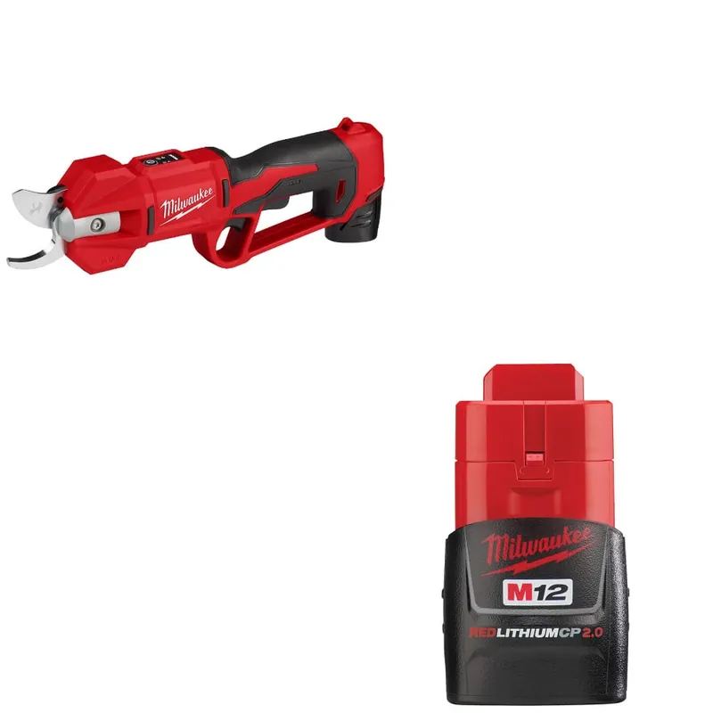 Milwaukee M12 Pruning Shears Kit w/ FREE 48-11-2420 M12 2.0 Battery Pack
