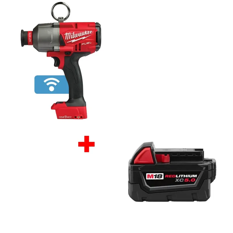 Milwaukee M18 FUEL Hex Utility HTIW w/ FREE 48-11-1850 M18 Battery Pack