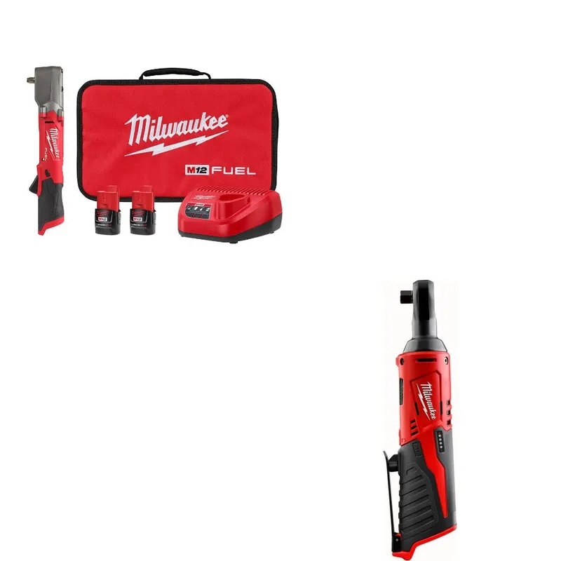 Milwaukee Impact Wrench Kit W/ FREE 2457-20 Ratchet