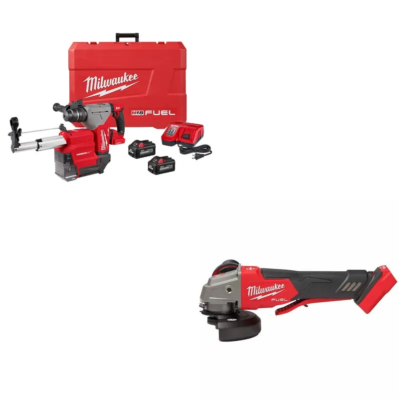 Milwaukee M18 FUEL Rotary Hammer Kit W/ FREE 2888-20 M18 FUEL Grinder