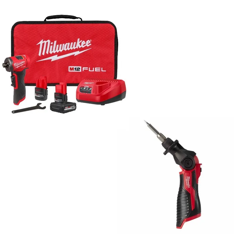 Milwaukee Right Angle Die Grinder Kit W/ FREE 2488-20 Soldering Iron