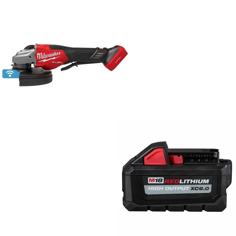 Milwaukee M18 FUEL 7" Variable Speed Braking Grinder W/ FREE 48-11-1865 M18 Battery