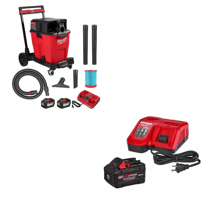 Milwaukee Vacuum Kit W/ FREE 48-59-1881 Starter Kit