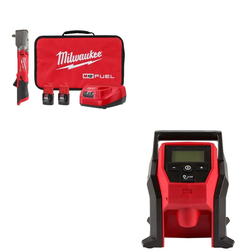 Milwaukee Impact Wrench Kit W/ FREE 2475-20 Compact Inflator