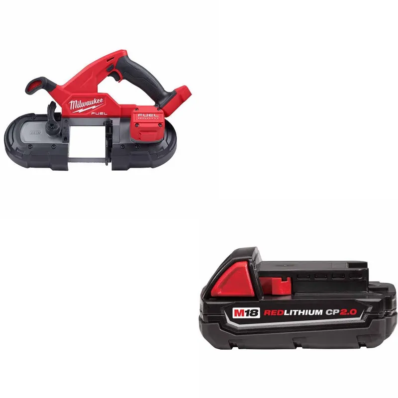 Milwaukee M18 FUEL Band Saw, Bare W/ 48-11-1820 M18 2.0 Battery Pack