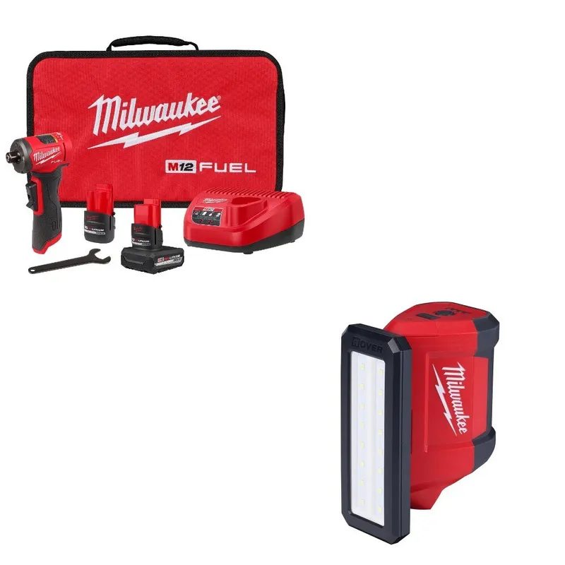 Milwaukee Right Angle Die Grinder Kit W/ FREE 2367-20 Flood Light
