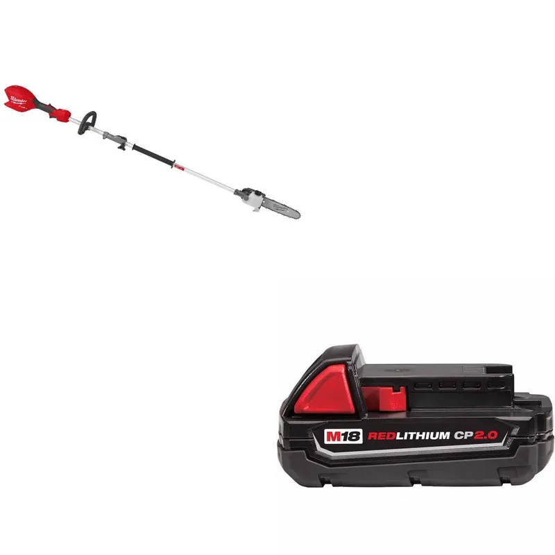 Milwaukee M18 FUEL Pole Saw W/ 48-11-1820 M18 2.0 Compact Battery Pack