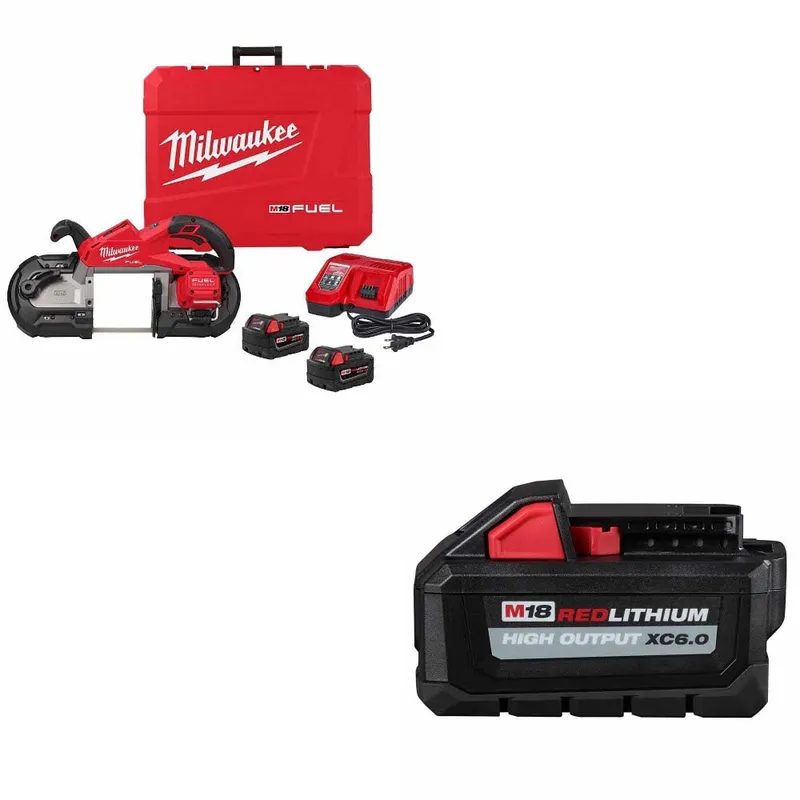 Milwaukee Band Saw Kit W/ FREE 48-11-1865 Battery Pack