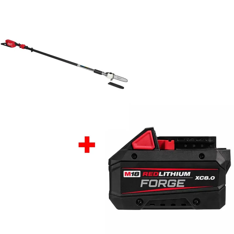 Milwaukee M18 FUEL Pole Saw W/ FREE 48-11-1881 M18 Battery Pack