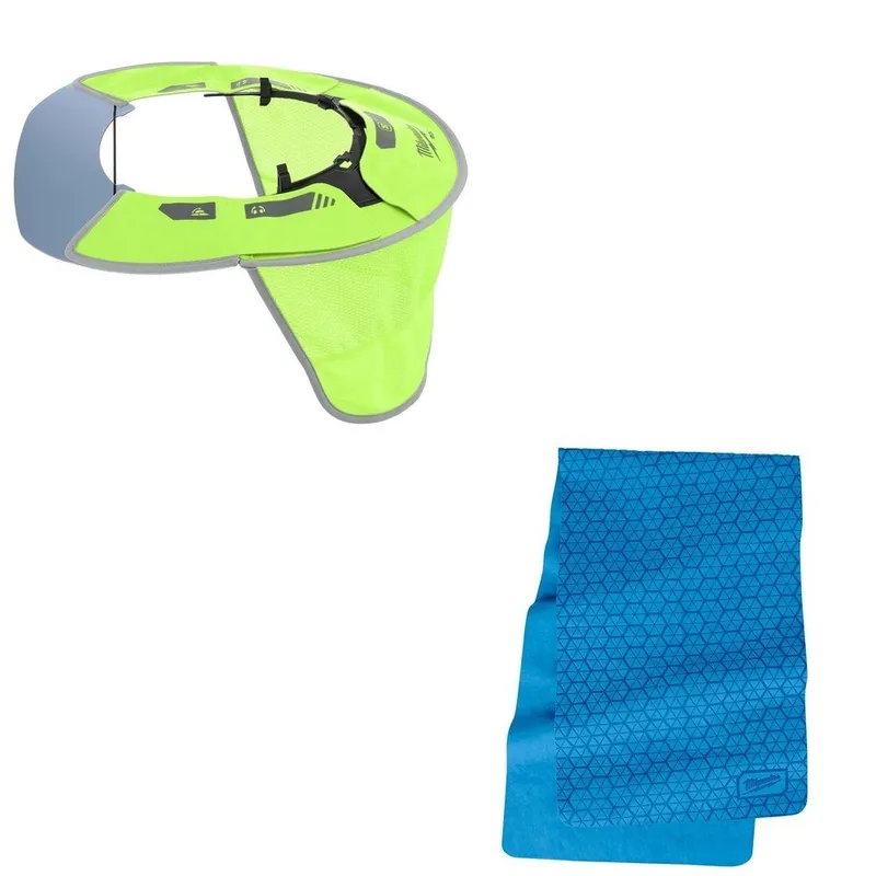Milwaukee Sun Visor Kit W/ 48-73-4540 Cooling Towel
